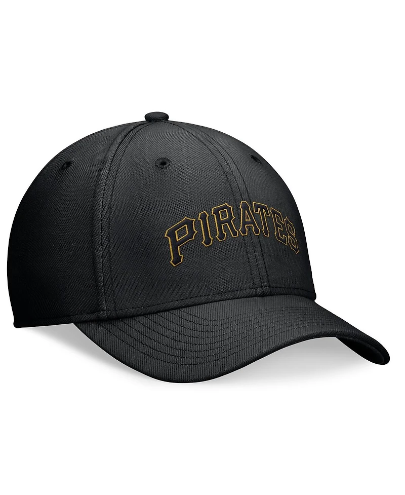 Nike Men's Black Pittsburgh Pirates Evergreen Performance Flex Hat