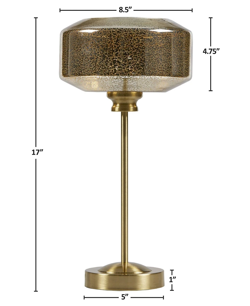 Ink+Ivy 17" Mercury Glass Table Lamp