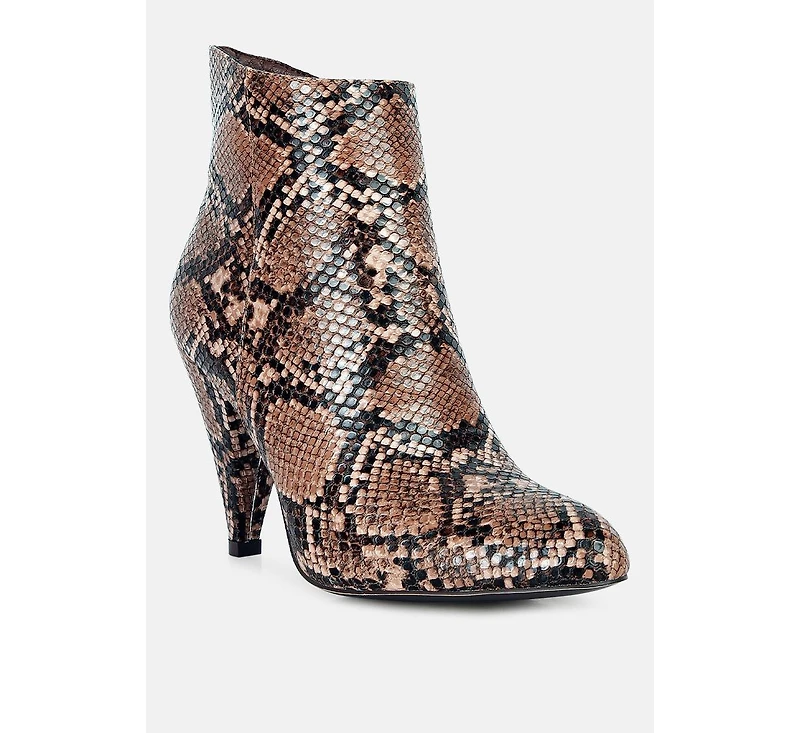 Lemon tart heeled ankle boots