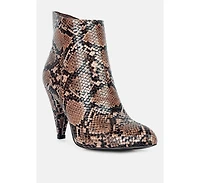 Lemon tart heeled ankle boots