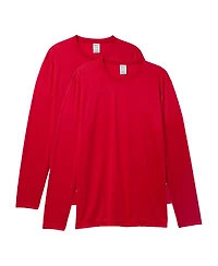 Hanes Sport Men's Cool Dri Performance Long Sleeve T-Shirt, 2-Pack