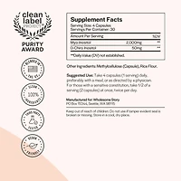 Wholesome Story Myo-Inositol & D-Chiro Inositol Blend Capsule | -Day Supply | Most Beneficial 40:1 Ratio | Hormonal Balance & Healthy Ovarian Functi