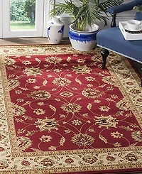 Safavieh Lyndhurst LNH553 Red and Ivory 8' x 11' Area Rug