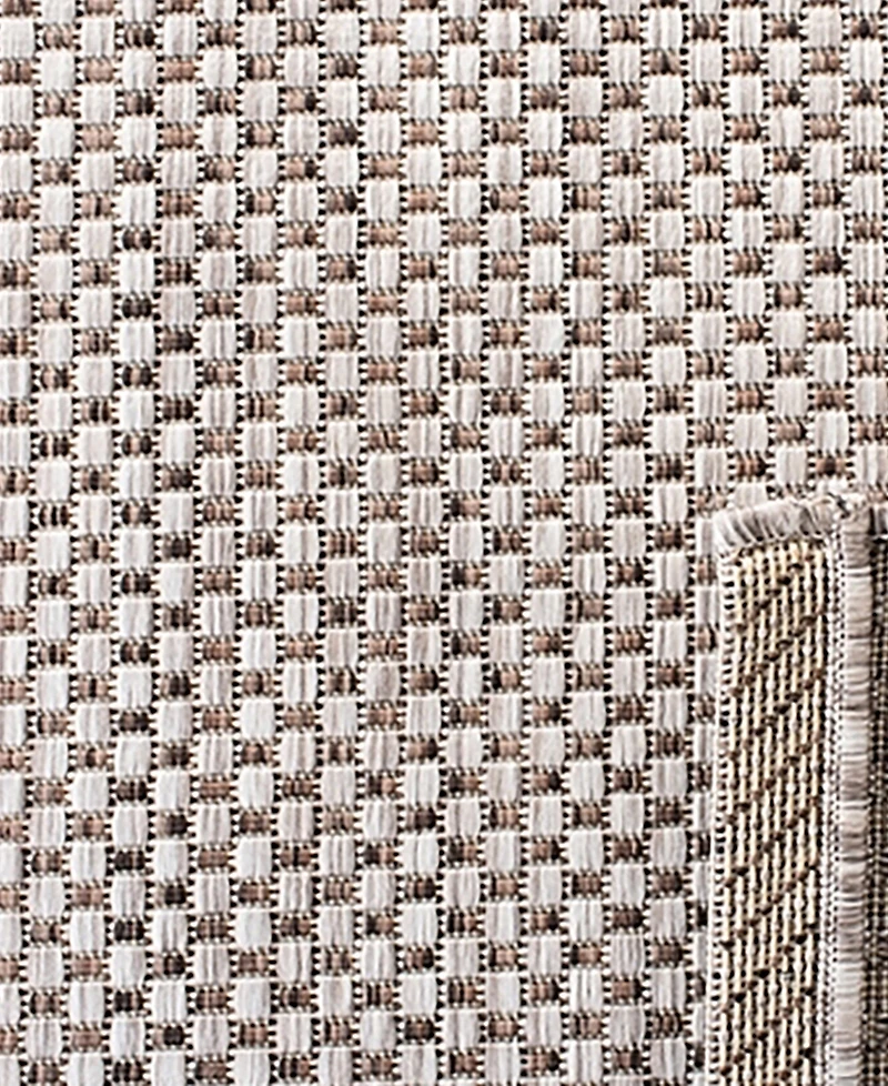 Safavieh Courtyard CY8521 Beige and Brown 8' x 11' Sisal Weave Outdoor Area Rug