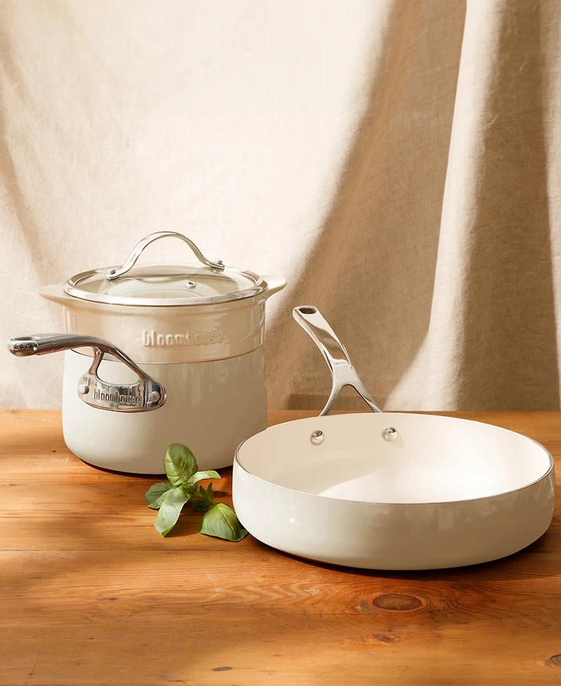 Bloomhouse 4 Piece Enamel Cookware Set