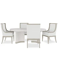 Warlington 5 Pc. Dining Set (Table & 4 Host Chairs)