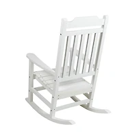 Merrick Lane Set Of 2 Hillford Poly Resin Indoor/Outdoor Rocking Chairs