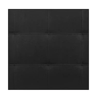 Quilted Tufted Queen Upholstered Headboard