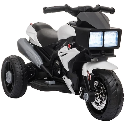 Aosom 3-Wheel Kids Ride On Motorcycle W/ High-Traction Wheels,