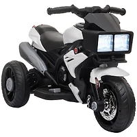 Aosom 3-Wheel Kids Ride On Motorcycle W/ High-Traction Wheels,
