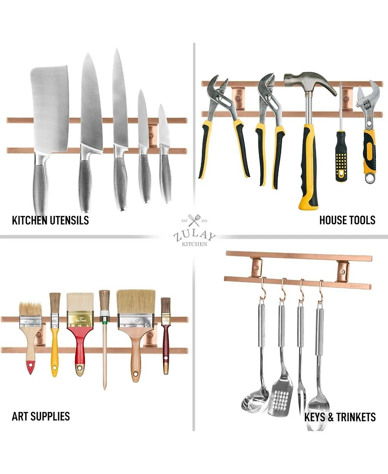 Zulay Kitchen Magnetic Knife Holder
