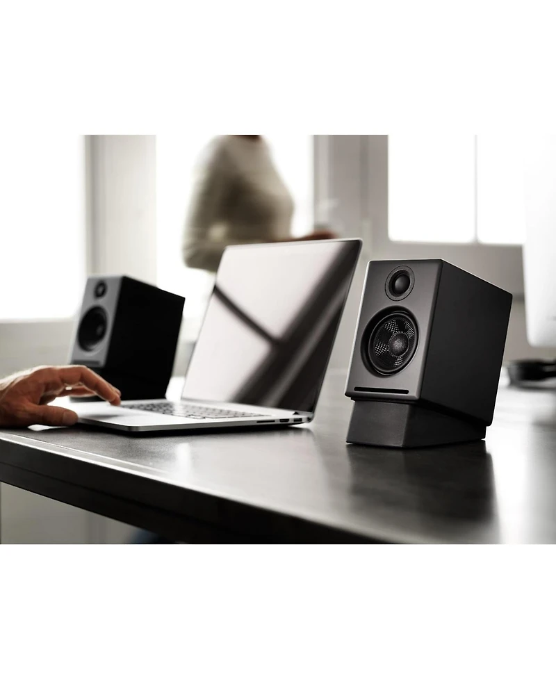 Audioengine A2+ Next Gen Powered Desktop Speakers with Bluetooth - Pair