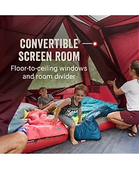 Coleman Skylodge 10-Person Instant Camping Tent, Blackberry
