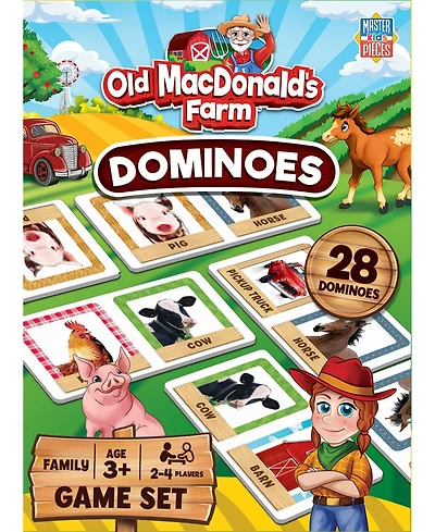 Masterpieces Old MacDonald's Farm Picture Dominoes for Kids