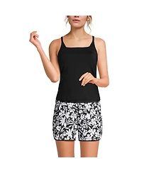 Lands' End Women's Dd-Cup Square Neck Tankini Swimsuit Top