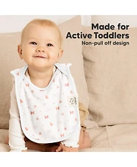 KeaBabies 8-Pack Baby Bibs for Boys, Girls, Pull-on Bibs, Drool Boy, Girl, Bib Unisex