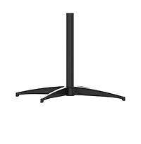 24" Round Wood Cocktail Table With 30" And 42" Columns