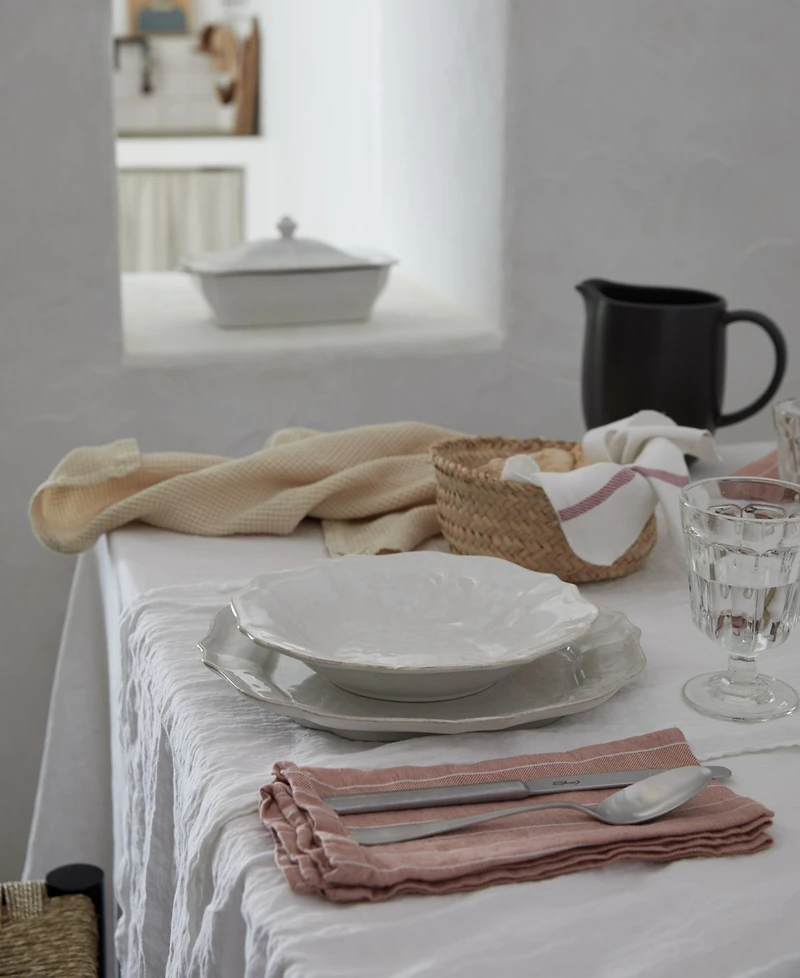 Casafina by Costa Nova Impressions White Dinner Plate
