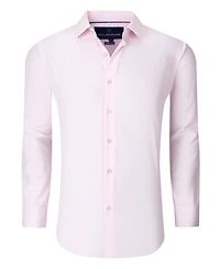 Dylan Park Men's Geometric Performance Stretch Button Down Dress Shirt