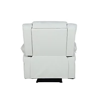 Recliner With Bustle Back And Padded Arms