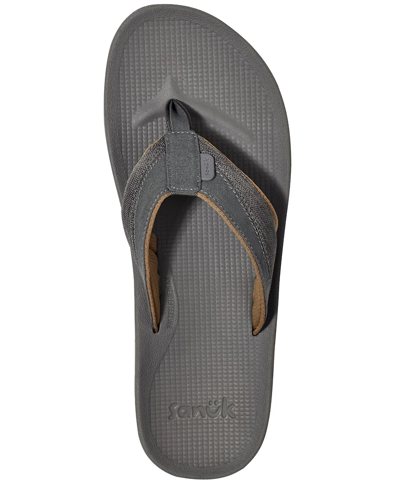 Sanuk Men's Cosmic Seas Slip-On Thong Sandals