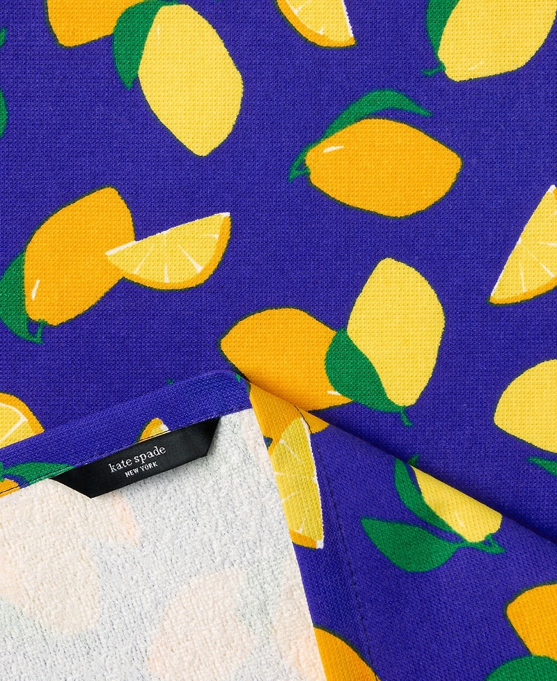 Kate Spade New York Lemon Party and Spring Gingham Kitchen Towel 4-Pack