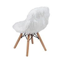 4 Pack Kids Shaggy Dog Accent Chair - Desk Chair - Playroom Chair