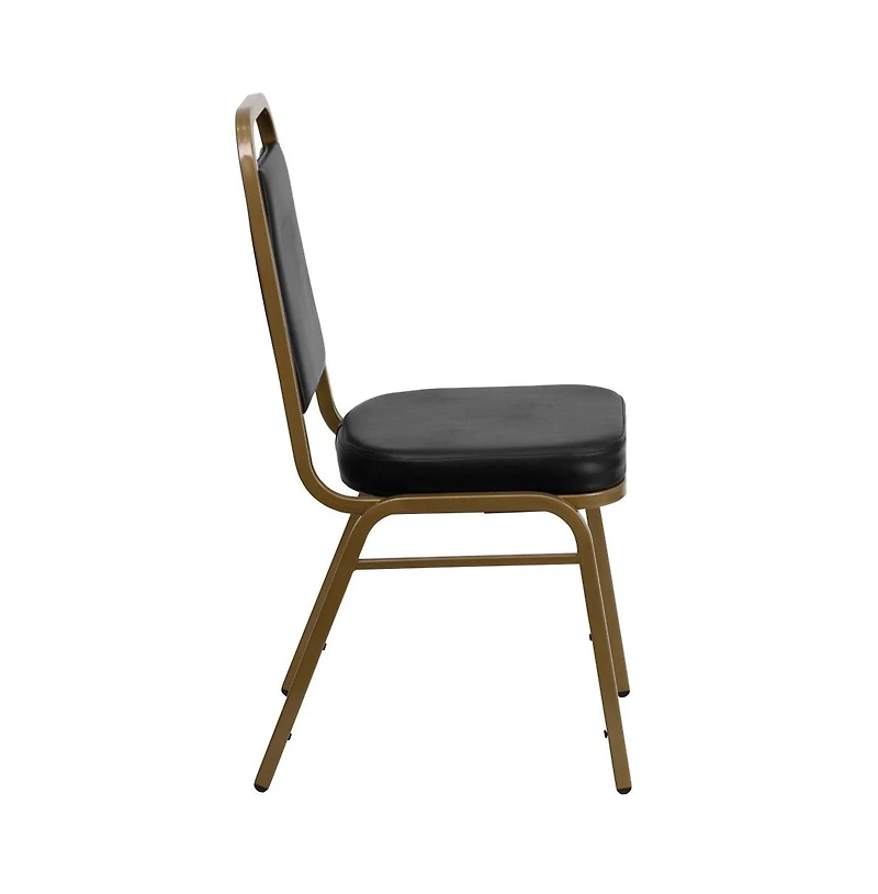 Trapezoidal Back Stacking Banquet Dining Chair - 2.5" Thick Seat
