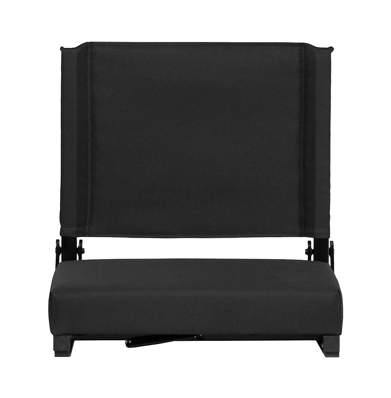 Set Of 2 500 Lb. Rated Lightweight Stadium Chair With Ultra-Padded Seat