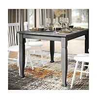 Merrick Lane Finnley Wooden Dining Table With Sculpted Legs