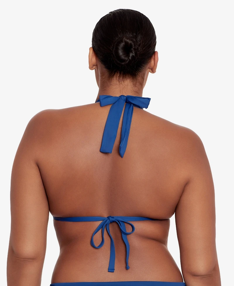 Lauren Ralph Lauren Mold Cup Halter Bikini Bra Top