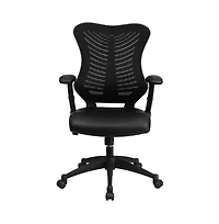 Emma+Oliver High Back Designer Mesh Executive Ergonomic Office Chair W/ Adjustable Arms