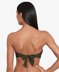 Lauren Ralph Women's Ring Bandeau Bra Swim Top