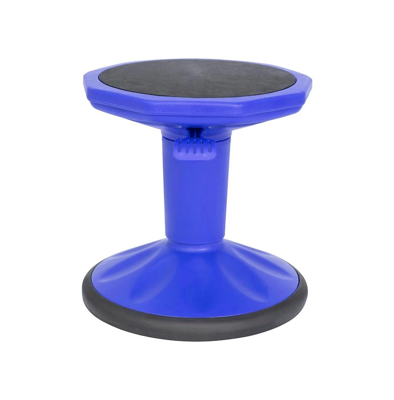 Emma+Oliver Saylor Height Adjustable Active Motion Stool For Kids With Weighted Rubber Non-Slip Bottom