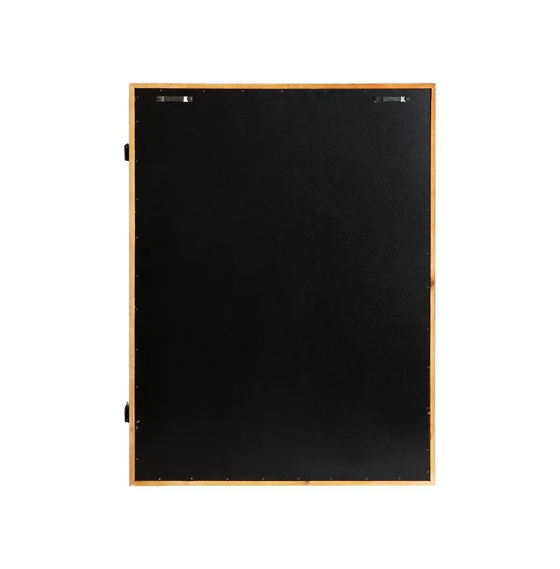 Wood Shadow Box Display Case - Solid Wood With Acrylic Window - Security Latch - For Mementos And Keepsakes