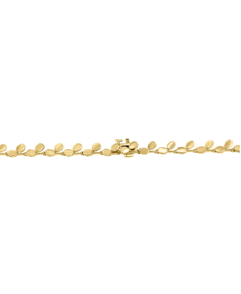 Effy Emerald (13-1/5 ct. t.w.) & Diamond (1 ct. t.w.) Vine 18" Collar Necklace in 14k Gold