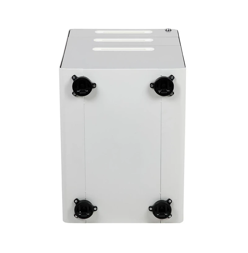 Emma+Oliver Ergonomic 3-Drawer Mobile Locking Filing Cabinet Storage Organizer