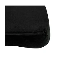 Memory Foam Portable Chair Seat Cushion With Zippered Removable Cover