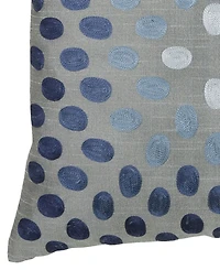 Rizzy Home Dots Polyester Filled Decorative Pillow, 18" x 18"