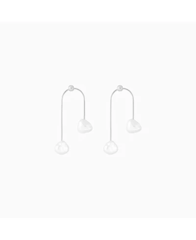 Bearfruit Jewelry Sterling Silver Mia Cultured Pearl Earrings