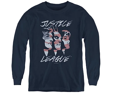 Justice League Boys of America Youth For Long Sleeve Sweatshirts