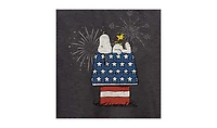 Hybrid Apparel Trendy Plus Snoopy & Woodstock 4th of July Graphic T-Shirt