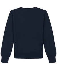 Nautica Little Girls Uniform Pointelle Cardigan