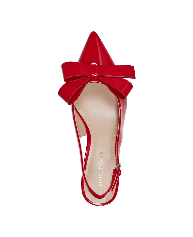 Marc Fisher Women's Allon Bow Slingback Pumps