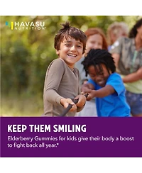 Elderberry Gummies for Kids, Immune System Supplement, Havasu Nutrition, 60ct