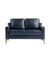 Serta 55.5"W Faux Leather Francis Loveseat