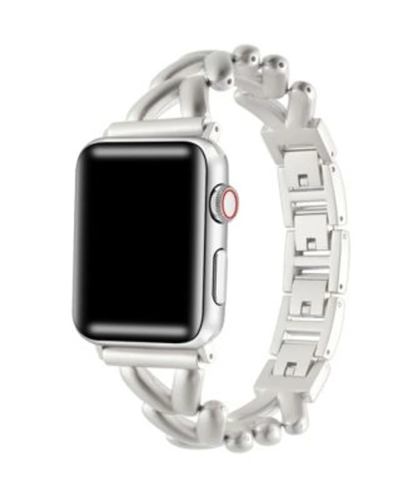 Posh Tech Womens Caroline Starburst Alloy Band For Apple Watch Collection