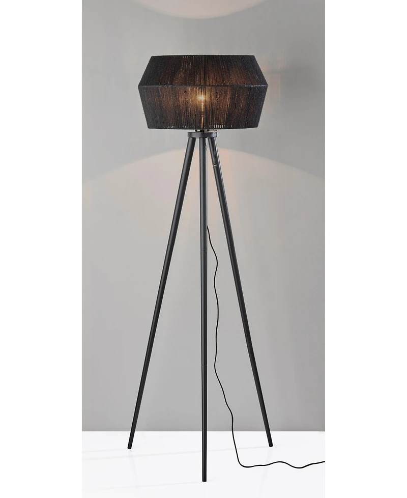 Adesso 61" Wood Montana Floor Lamp