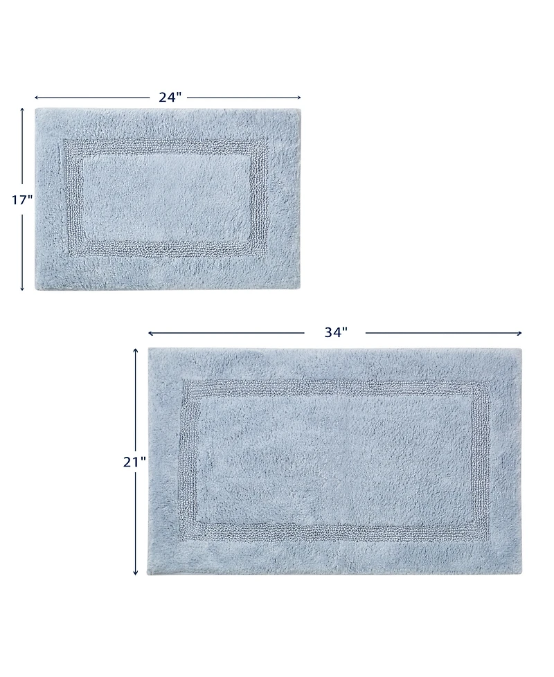 Nautica Peniston Solid Cotton Tufted 2-Pc. Bath Rug Set