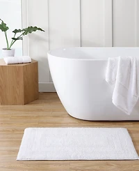 Nautica Micellar Solid Reversible Cotton Tufted 2-Pc. Bath Rug Set